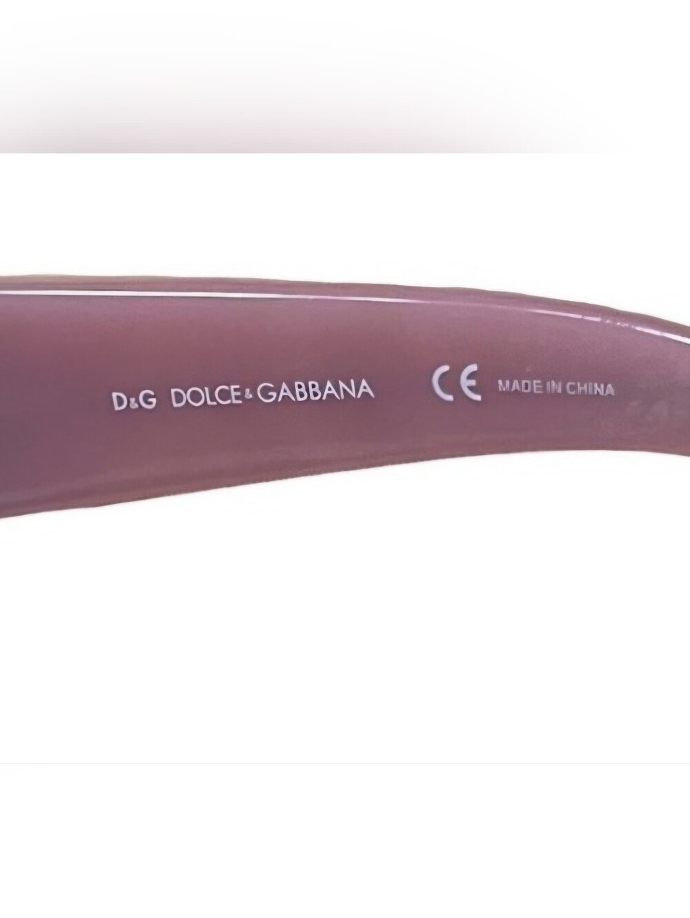 Authentic Dolce & Gabbana White With Pink Hues Sunglasses - Picture 6 of 6